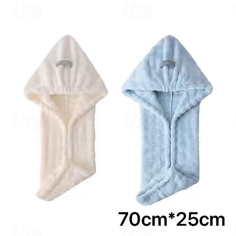 Ultra Absorbent Fast-Drying Hair Turban