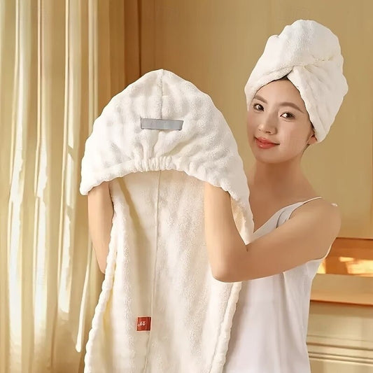Ultra Absorbent Fast-Drying Hair Turban