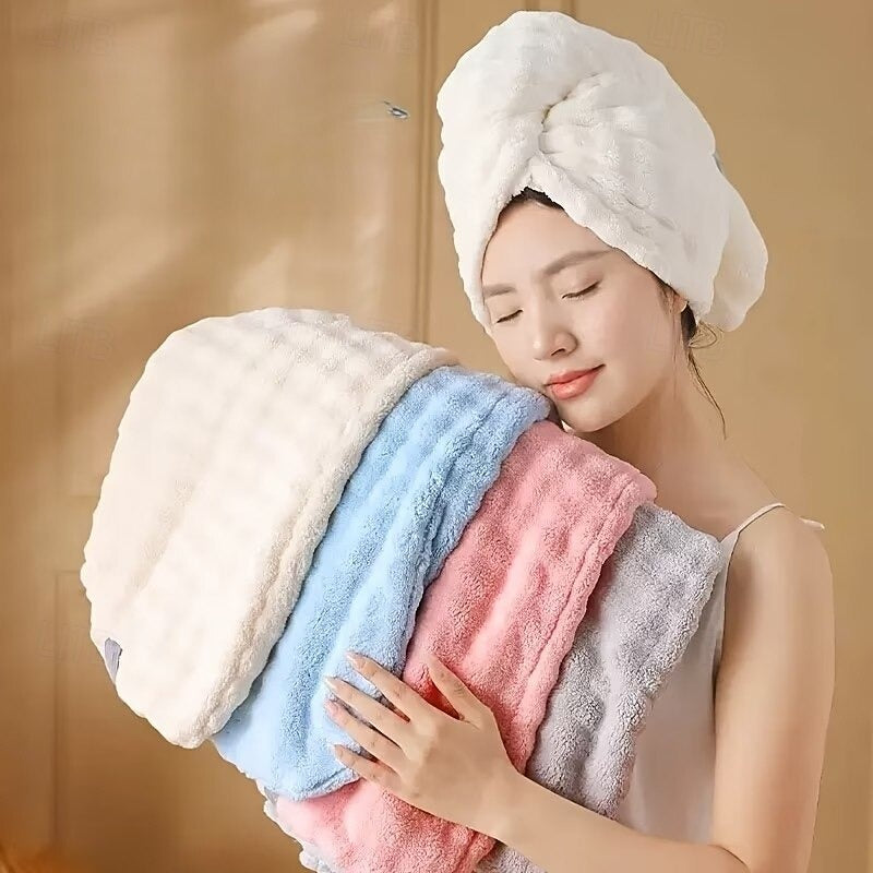 Ultra Absorbent Fast-Drying Hair Turban